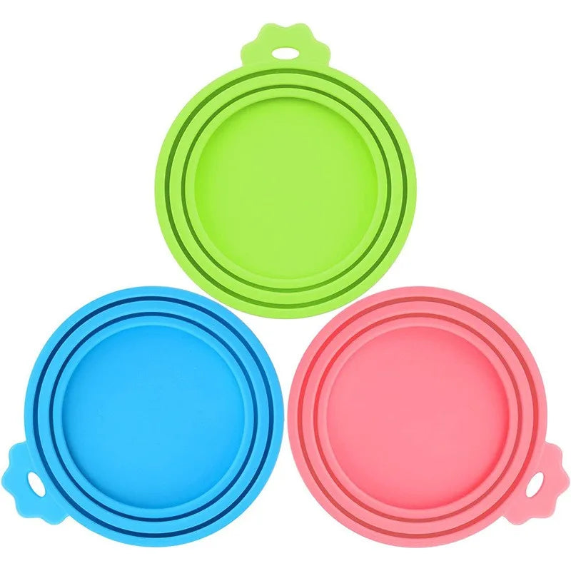 1 Reusable Silicone Pet Can Lid Bpa Free, Suitable For Most Sized Dog And Cat Cans - Keeps Food Fresh Prevents Bacterial Odors