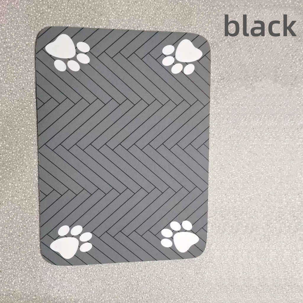 S（little kitten ）、M、L bsorbent Pet Feeding Mat, Waterproof Placemat for Dog & Cat Food & Water Bowls, Quick-Dry Rubber Backing