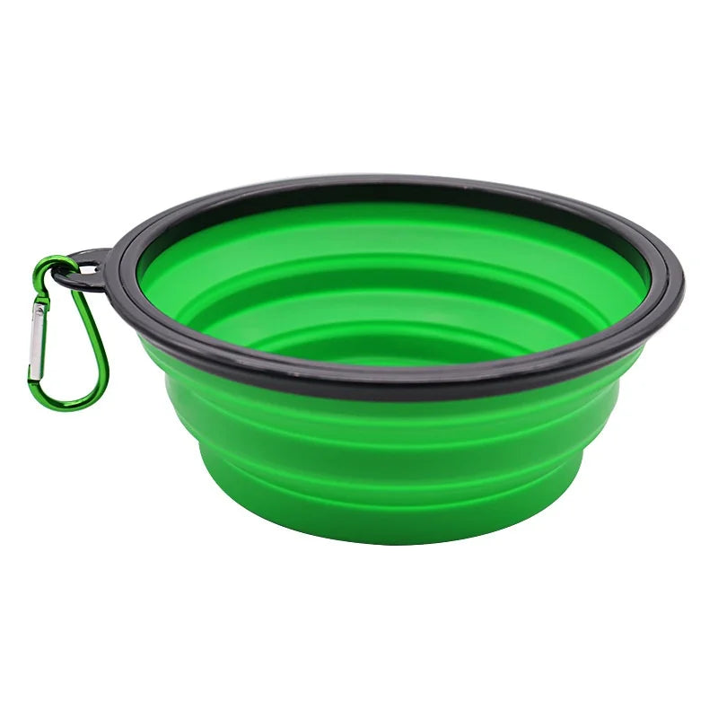 Durable TPR Portable Pet Food Bowl for Cats And Dogs Silicone Collapsible Travel Outdoor Water Food Bowl for Pets